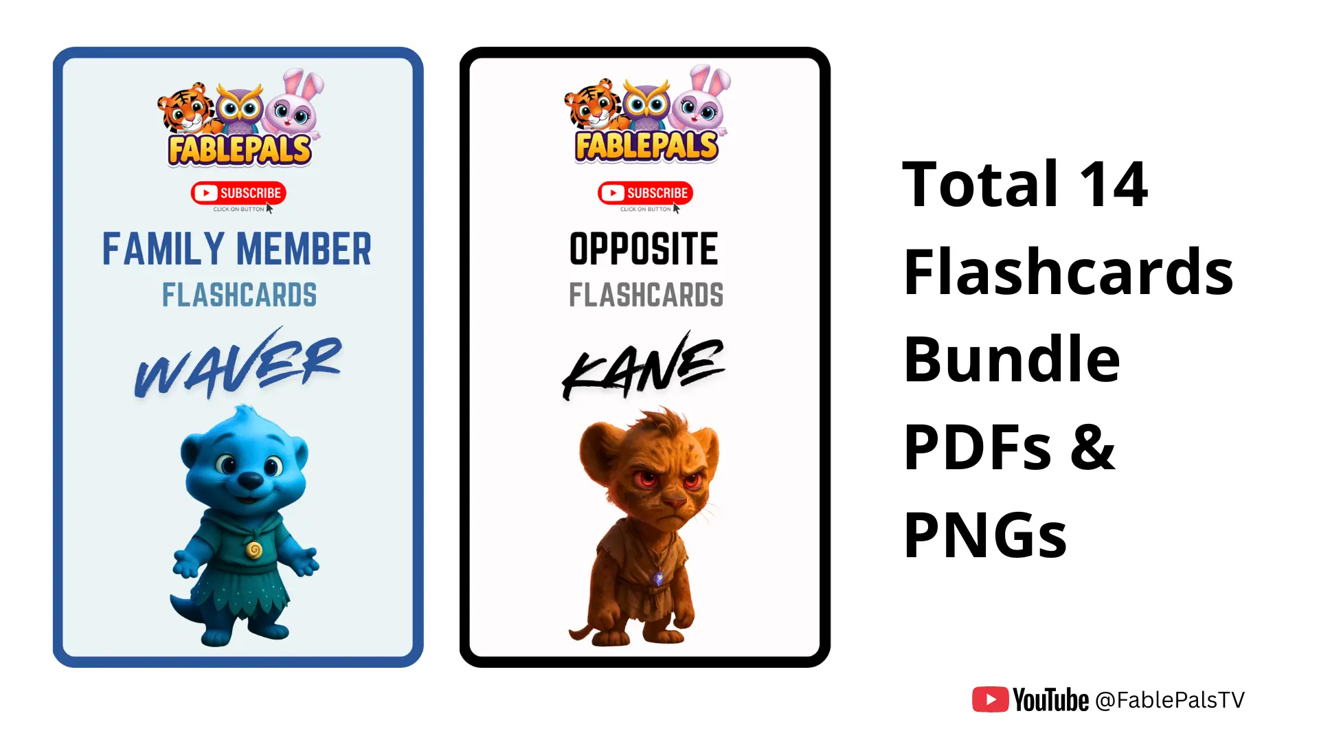 FablePals 14 Flashcards Mega Bundle (Digital Download)