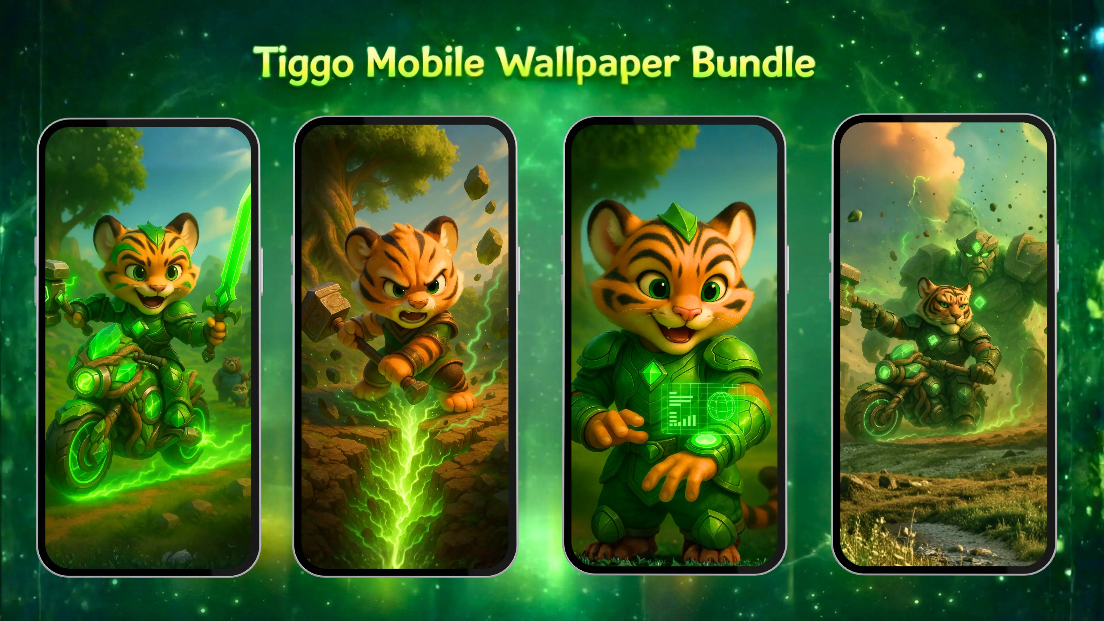 Tiggo Mobile Wallpaper Bundle ( Digital Download )